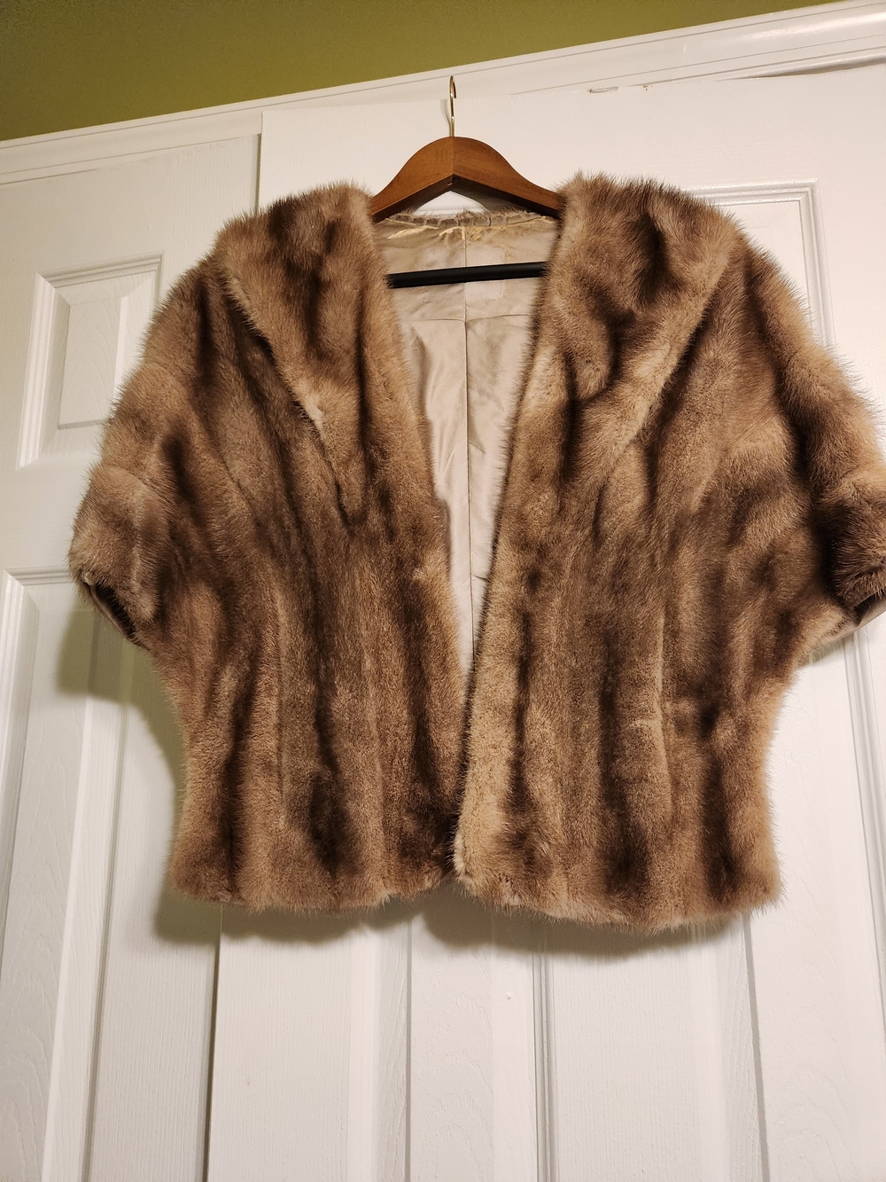 Grey Mink Fur Stole